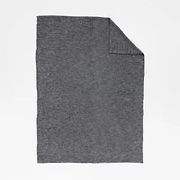 Sweater Knit 70"x55" Storm Grey Throw Blanket