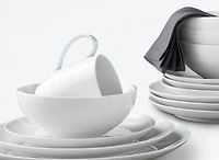 Aspen 7" Porcelain Cereal Bowls, Set of 8