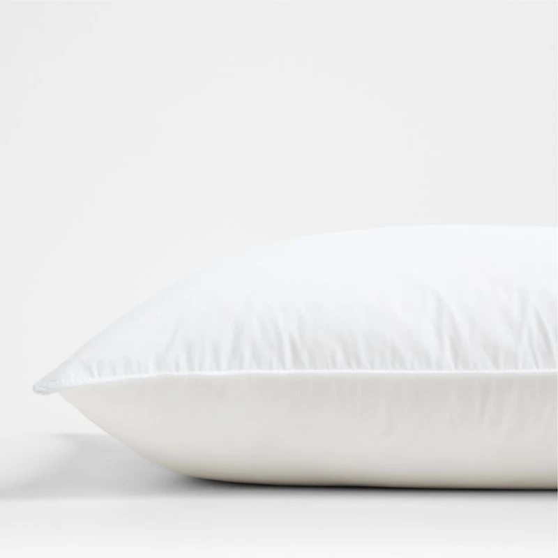 Essential Organic Cotton Down Feather Standard Sham Bed Pillow Insert