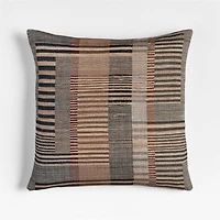 Etta Silk Wool Blend 20"x20" Multi Throw Pillow Cover
