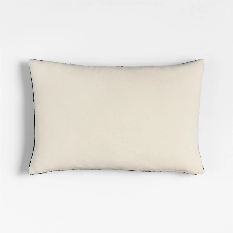 Etta Silk Wool Blend 22"x15" Multi Throw Pillow Cover