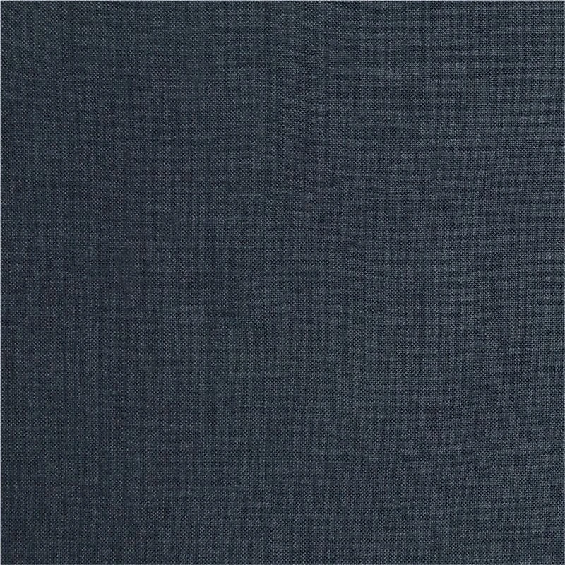 Indigo Blue European Flax ™-Certified Linen Window Curtain Panel 52"x84"