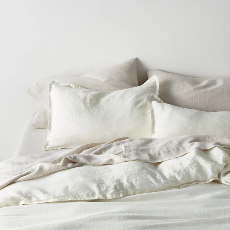 Aire Natural EUROPEAN FLAX ™-Certified Linen Warm Twin/Twin XL Duvet Cover