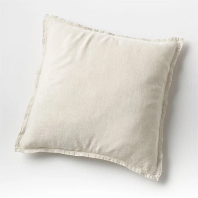Aire Natural EUROPEAN FLAX ™-Certified Linen Warm Natural Euro Bed Pillow Sham