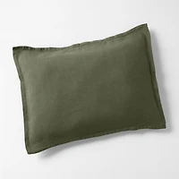 Aire Natural EUROPEAN FLAX ™-Certified Linen Burnt Green Full Bedding Set