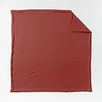 Aire Natural EUROPEAN FLAX ™-Certified Linen Castilian Red Full/Queen Duvet Cover