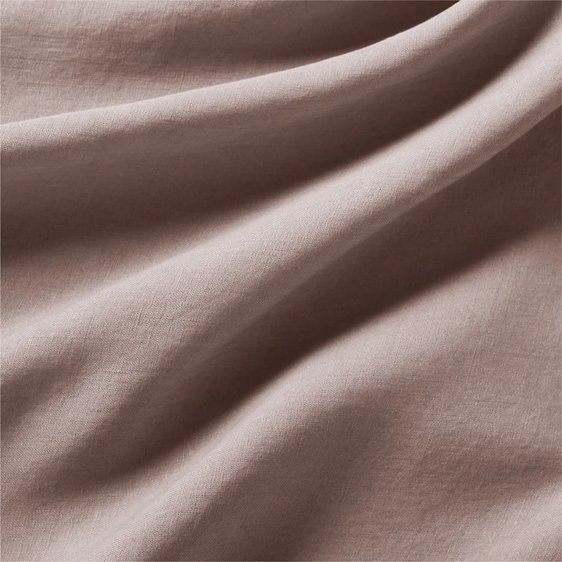 Aire Natural EUROPEAN FLAX ™-Certified Linen Moody Mauve Full Bed Sheet Set