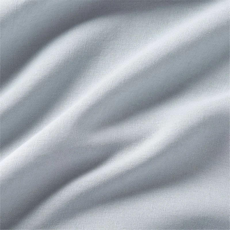 Aire Natural EUROPEAN FLAX ™-Certified Linen Mist Blue Full Bed Sheet Set