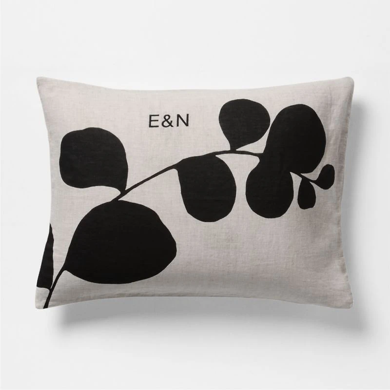 Aire Natural EUROPEAN FLAX ™-Certified Linen Botanical Standard Bed Pillow Sham