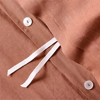 Aire Natural EUROPEAN FLAX ™-Certified Linen Copper Full/Queen Duvet Cover
