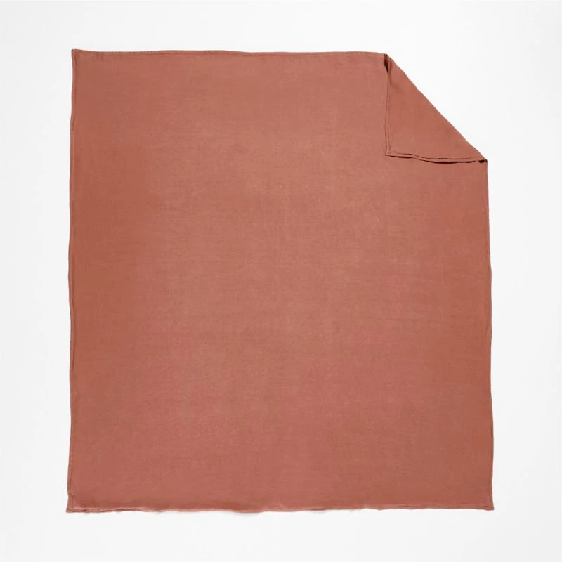 Aire Natural EUROPEAN FLAX ™-Certified Linen Copper Full/Queen Duvet Cover