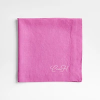 Marin Orchid Purple EUROPEAN FLAX ™-Certified Linen Napkin