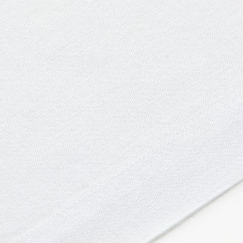 Marin White European Flax ®-Certified Linen Placemat