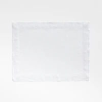 Marin White European Flax ®-Certified Linen Placemat