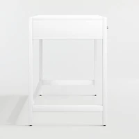 Ever Simple Modular White Wood Wide 2-Drawer Kids Desk