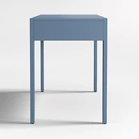 Ever Simple Modular Slate Blue Wood Kids Desk with Drawer