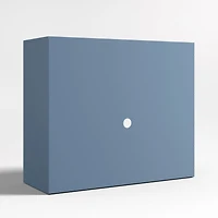 Ever Simple Modular Slate Blue Wood Kids Bookcase