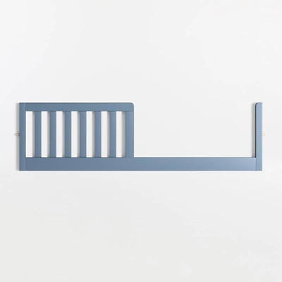 Ever Simple Slate Blue Wood Toddler Bed Rail
