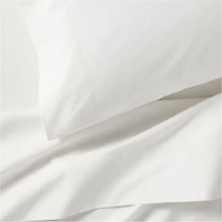Everyday Snuggle Brushed Organic Cotton  Percale Pampas Ivory Kids Full Sheet Set