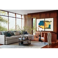 Tate 64.5" Walnut Storage Media Console