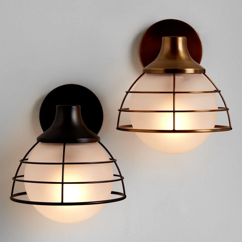 Fairfax Brass Metal Indoor/Outdoor Wall Sconce Light
