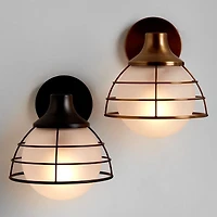 Fairfax Brass Metal Indoor/Outdoor Wall Sconce Light