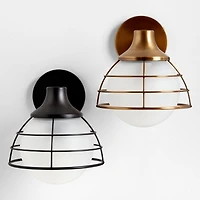 Fairfax Brass Metal Indoor/Outdoor Wall Sconce Light