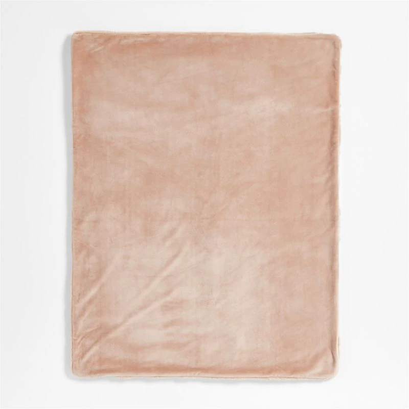 Brown Faux Fur Baby Stroller Blanket
