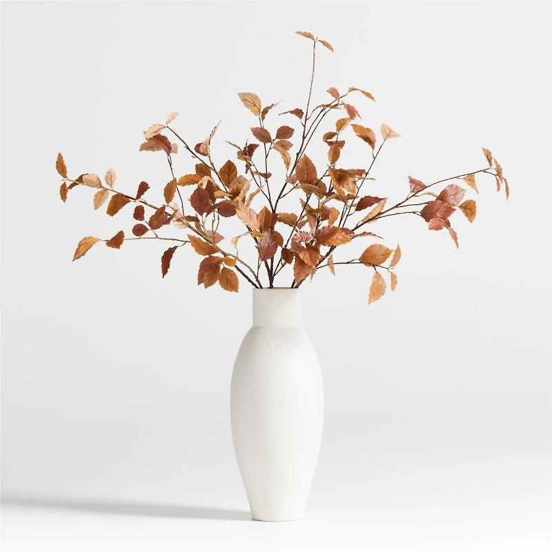 Faux Small Golden Leaf Branch