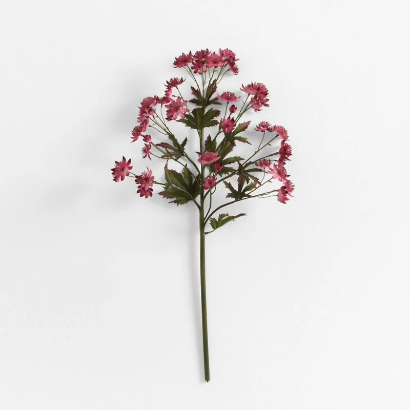 Faux Herb Flower Spray 24"