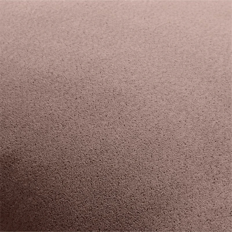 Faux Mohair Linen 20"x20" Moody Mauve Throw Pillow Cover