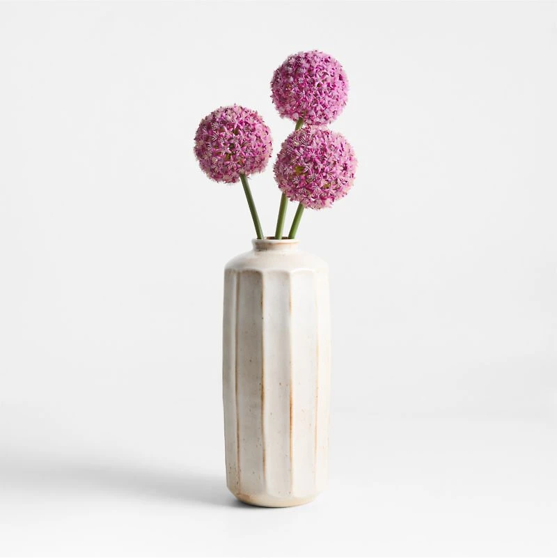Faux Purple Allium Stem 29"