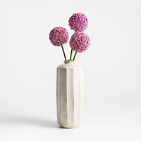 Faux Purple Allium Stem 29"