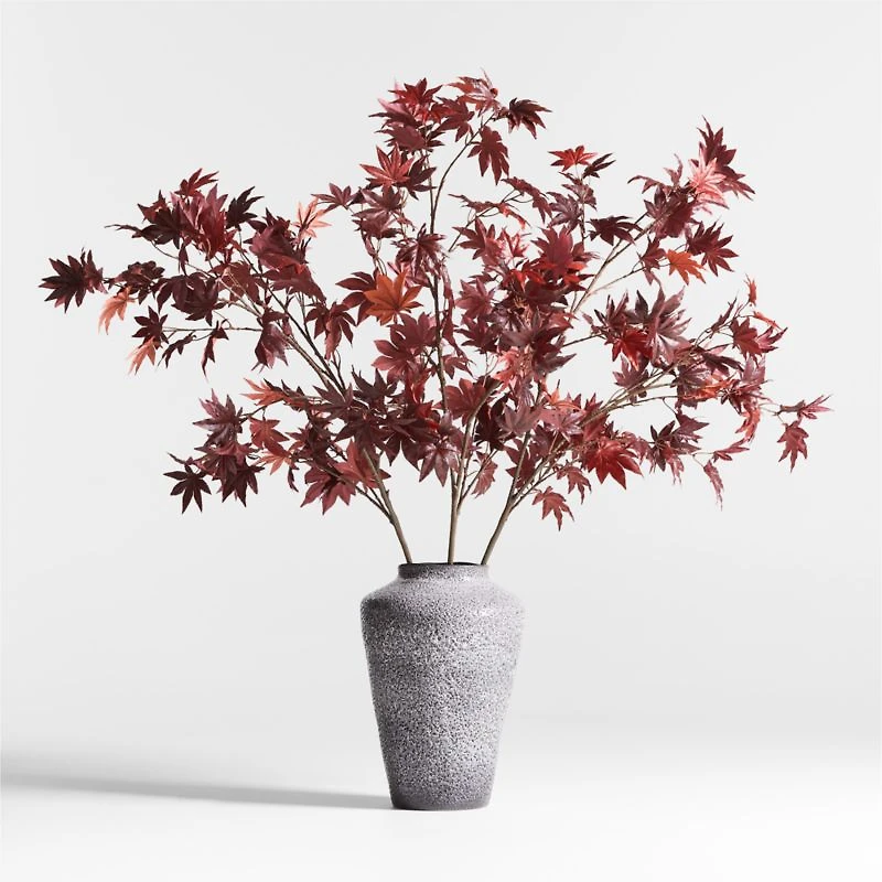 Faux Red Japanese Maple Stem 60"
