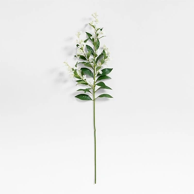 Faux White Cardamine Stem 49"