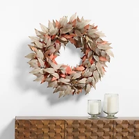Faux Willow Eucalyptus Wreath 28"