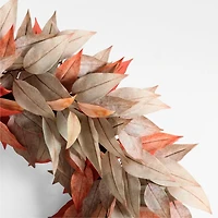Faux Willow Eucalyptus Wreath 28"