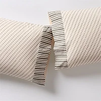 Favorite Washed Organic Cotton Block Print Standard Pillowcases, Set of 2