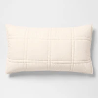 Favorite Washed Organic Cotton Percale Undyed King Comforter Bed Pillow Sham