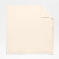 Favorite Washed Organic Cotton Undyed Eyelash King Duvet Cover