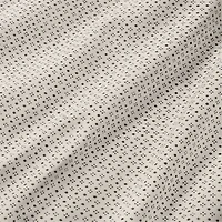 Favorite Washed Organic Cotton Natural Taupe and Midnight Navy Diamond Printed Queen Bed Sheet Set