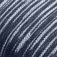 Fedo Wool Blend 22"x15" Indigo Blue Throw Pillow Cover