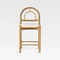 Feller Oak Wood Counter Stool