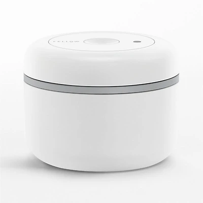 Fellow Atmos Small Matte White Vacuum Canister