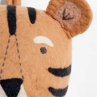 Felt Tiger Animal Head Wall Decor