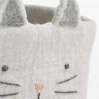 Cat Felt Shelf Storage Bin
