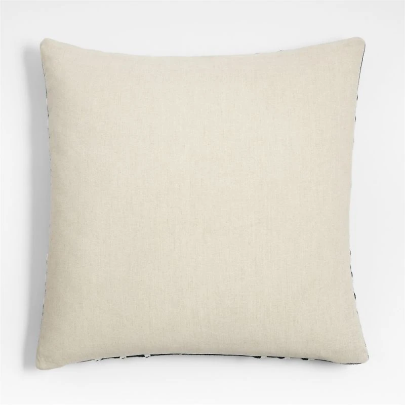 Spruce Green Felted Wool Plaid 23"x23" Holiday Throw Pillow Cover