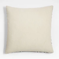 Spruce Green Felted Wool Plaid 23"x23" Holiday Throw Pillow Cover