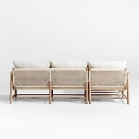 Fen -Piece Left-Arm Chaise Outdoor Sectional Sofa