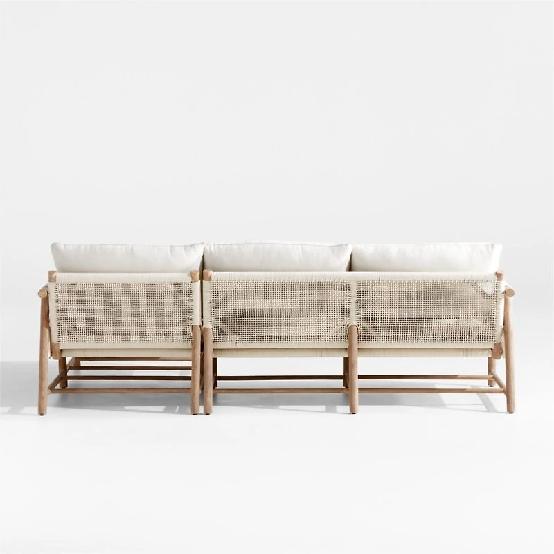 Fen -Piece Right-Arm Chaise Outdoor Sectional Sofa